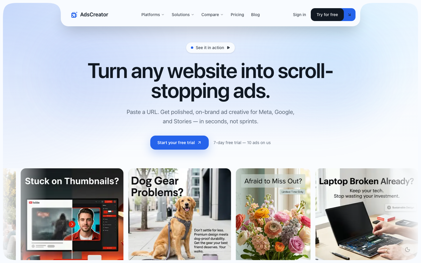 AdsCreator screenshot