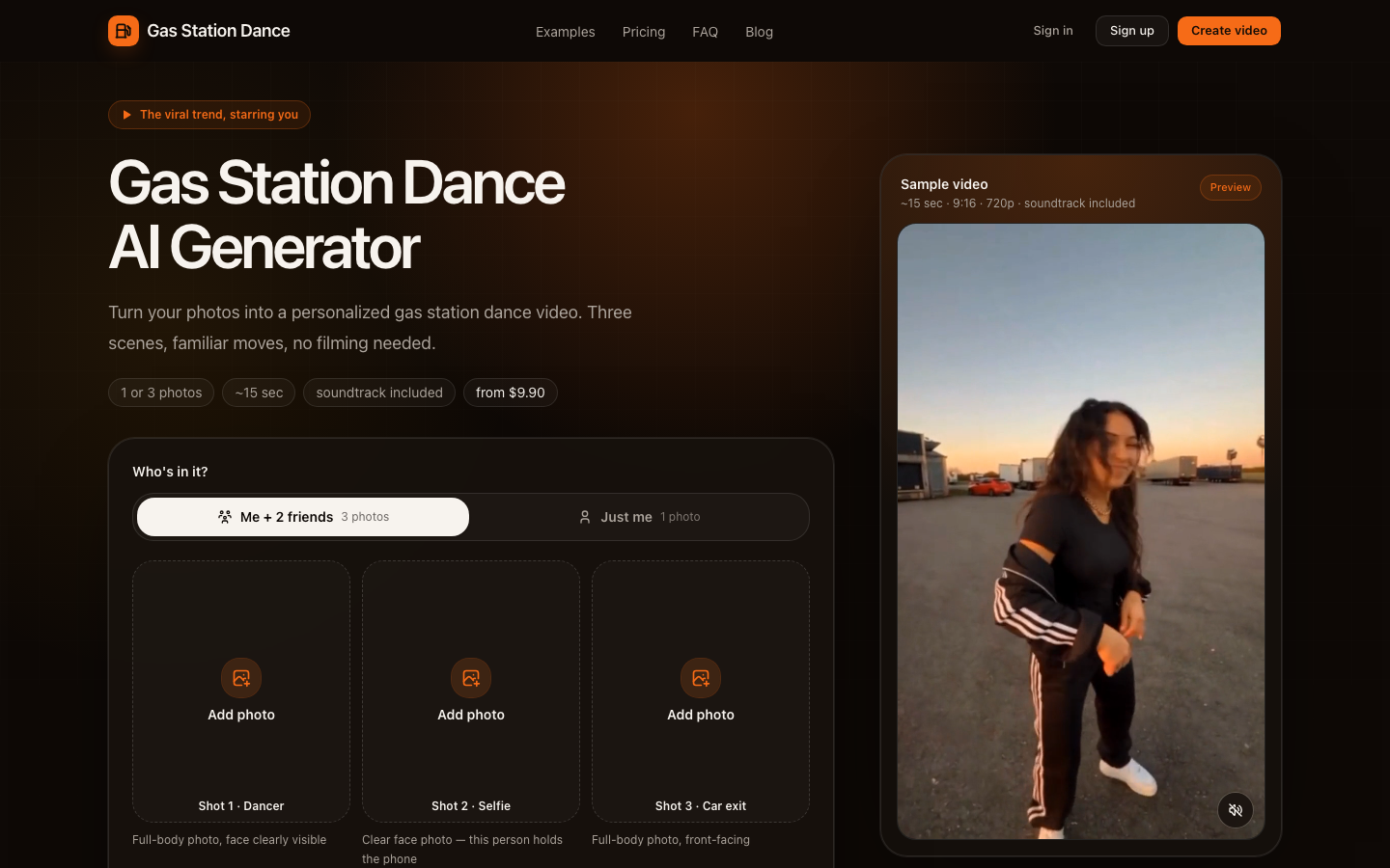 Gas Station Dance AI screenshot