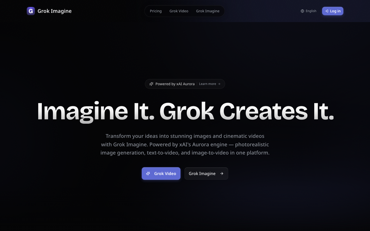 imagine grok screenshot