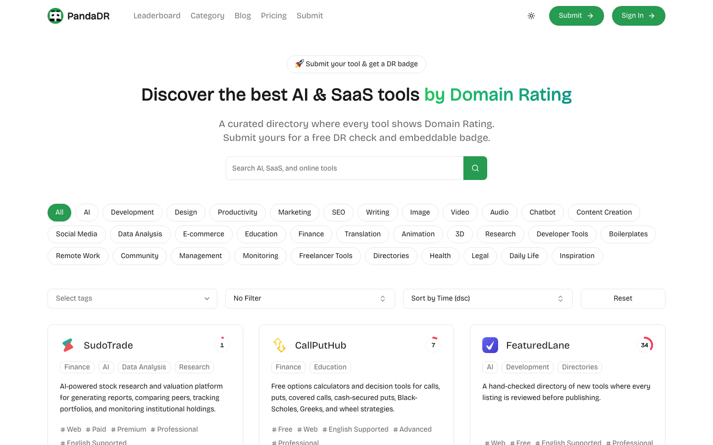 PandaDR screenshot