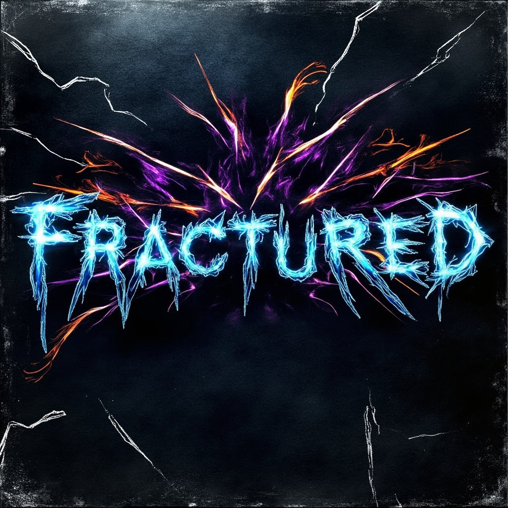 Rock album cover titled fractured Album Cover