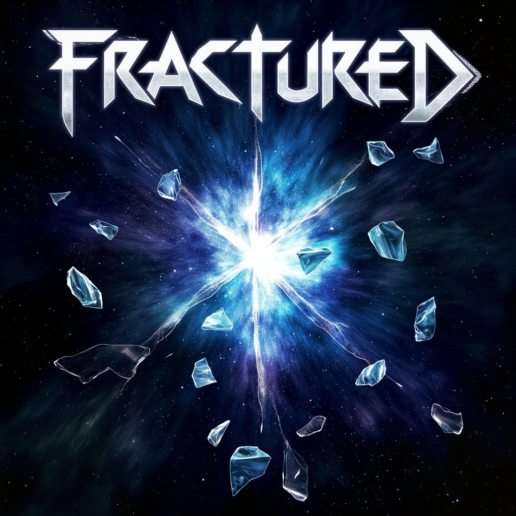 Album cover titled fractured Album Cover