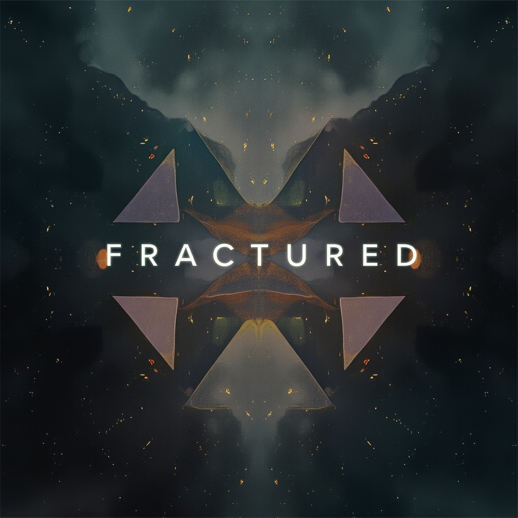 Album cover titled fractured Album Cover